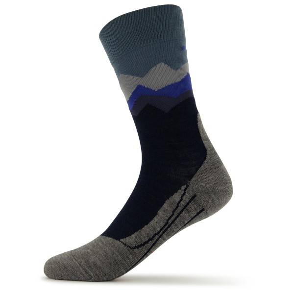 Falke - TK2 Crest - Wandersocken Gr 46-48 schwarz von Falke