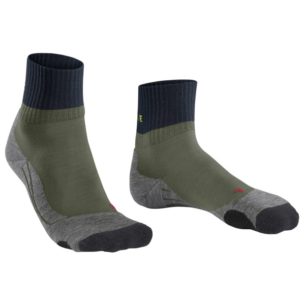 Falke - TK2 Explore Short - Wandersocken Gr 42-43 oliv von Falke