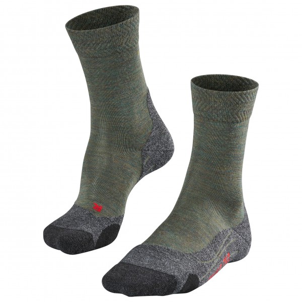Falke - TK2 Melange - Wandersocken Gr 39-41 grau von Falke