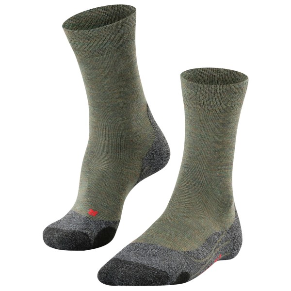 Falke - TK2 Melange - Wandersocken Gr 46-48 oliv von Falke