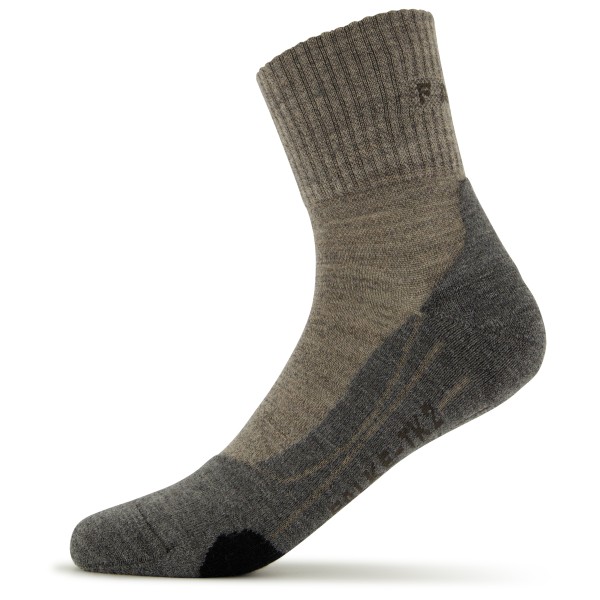 Falke - TK2 Wool Short - Wandersocken Gr 39-41 grau von Falke