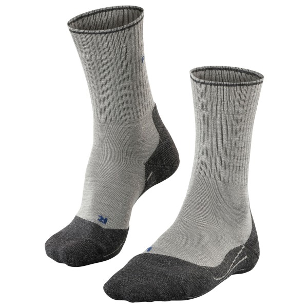 Falke - TK2 Wool Silk - Wandersocken Gr 42-43 grau von Falke
