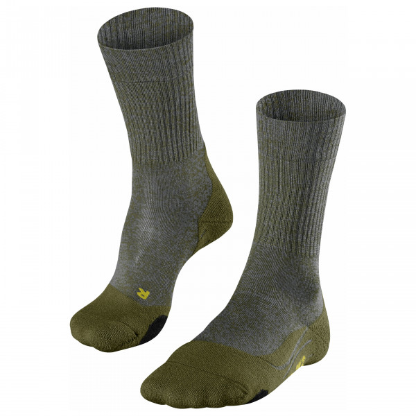 Falke - TK2 Wool - Wandersocken Gr 39-41 oliv/grau von Falke