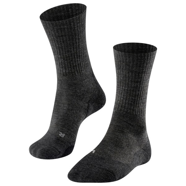 Falke - TK2 Wool - Wandersocken Gr 46-48 schwarz von Falke