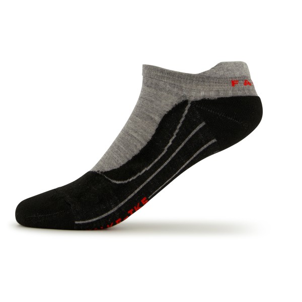 Falke - TK5 Invisible - Wandersocken Gr 46-48 grau/schwarz von Falke