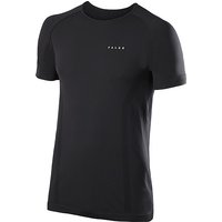 Falke Herren T-Shirt schwarz Mikrofaser unifarben Comfort Fit von Falke
