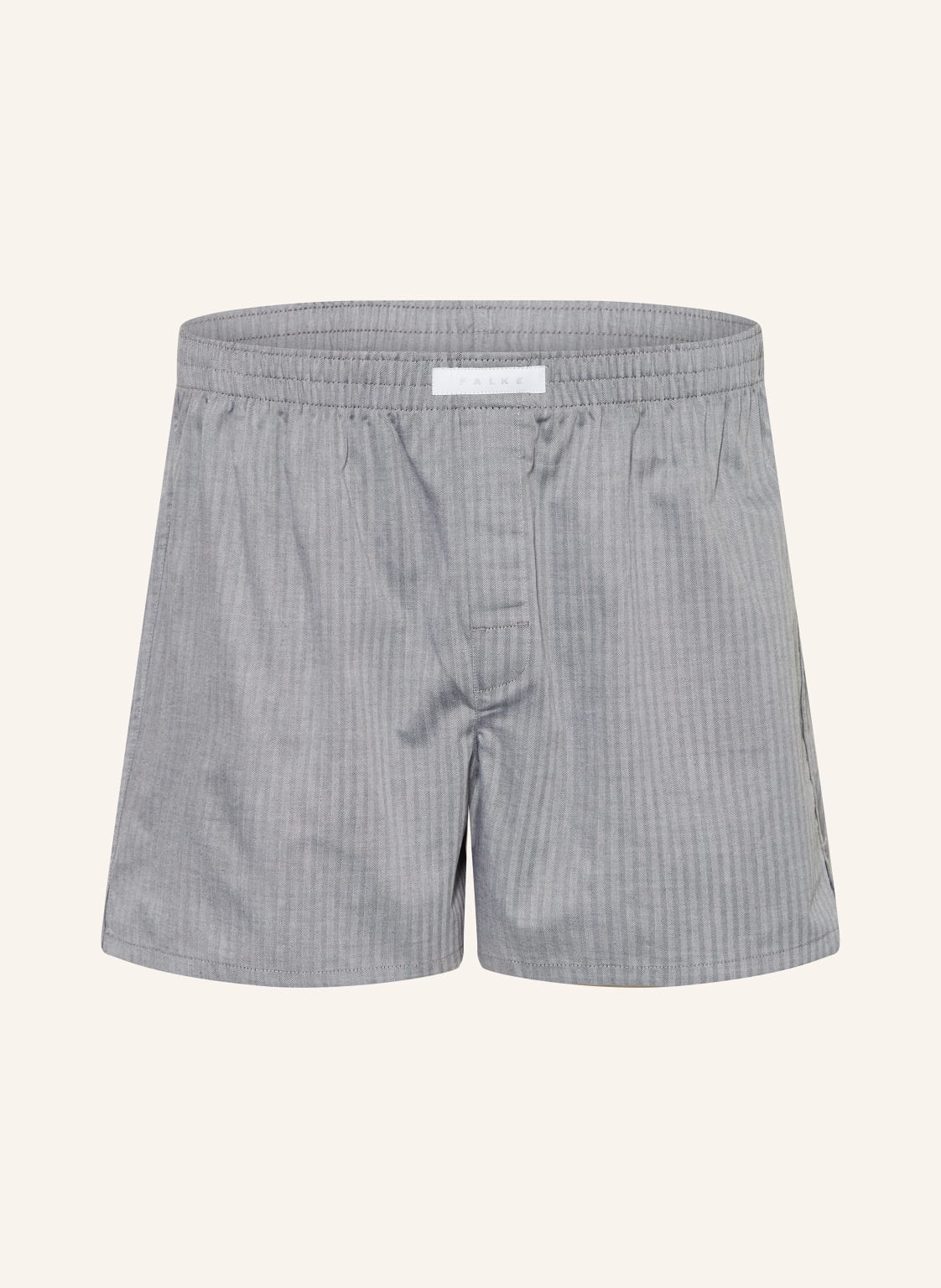 Falke Web-Boxershorts Daily Woven grau von Falke