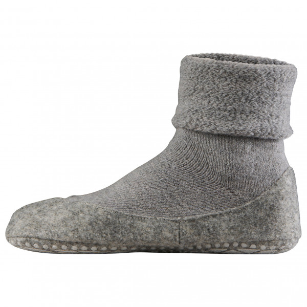 Falke - Women's Cosyshoe Cocooning - Hüttenschuhe Gr 39-40 grau von Falke