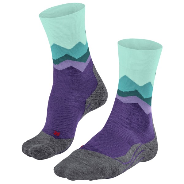 Falke - Women's TK2 Crest - Wandersocken Gr 37/38 bunt von Falke