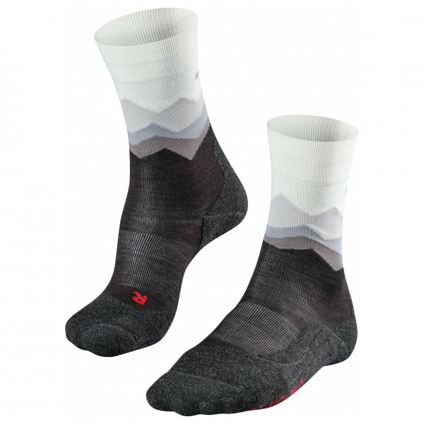 Falke - Women's TK2 Crest - Wandersocken Gr 39-40 grau von Falke