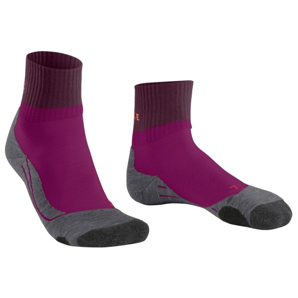 Falke - Women's TK2 Explore Short - Wandersocken Gr 41-42 lila von Falke