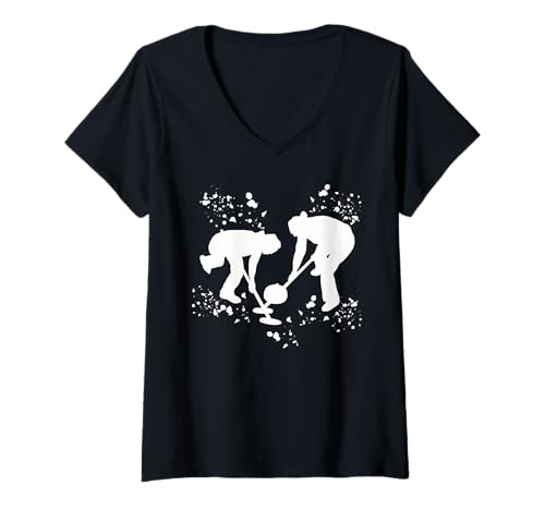 Damen Groovige Vorder- und Rückseite Herbst In My Pumpkin Spice Era T-Shirt mit V-Ausschnitt von Fall Autumn Halloween Pumpkin Spice Season