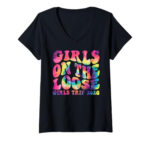Damen Groovige Vorder- und Rückseite Herbst In My Pumpkin Spice Era T-Shirt mit V-Ausschnitt von Fall Autumn Halloween Pumpkin Spice Season