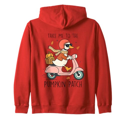 Bring mich zum Pumpkin Patch Duck Fun Kapuzenjacke Bring mich zum Pumpkin Patch Duck Fun Kapuzenjacke von Fall Autumn Pumpkin Spice Duck Fun Adventures