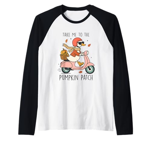 Bring mich zum Pumpkin Patch Duck Fun Raglan Bring mich zum Pumpkin Patch Duck Fun Raglan von Fall Autumn Pumpkin Spice Duck Fun Adventures