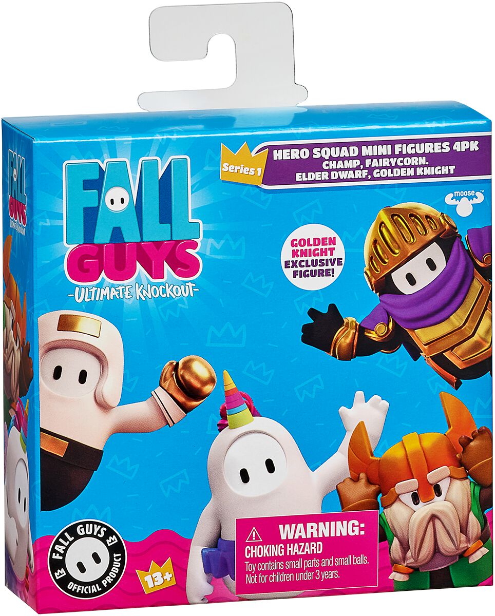 Fall Guys - Gaming Actionfigur - Mini-Figuren 4-er Set Helden-Squad - multicolor von Fall Guys