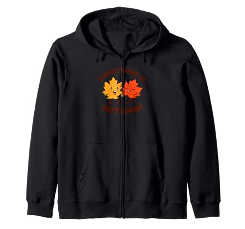 Alles ist Herbst Frohe Herbsternte Kinder Herbst Kapuzenjacke von Fall Harvest Festival Novelty Apparel