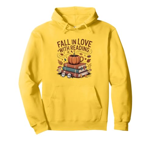 Herbst Lesen Liebe Kürbis Buch Brille Herbst Frauen Mädchen Pullover Hoodie Herbst Lesen Liebe Kürbis Buch Brille Herbst Frauen Mädchen Pullover Hoodie von Fall In Love with Reading