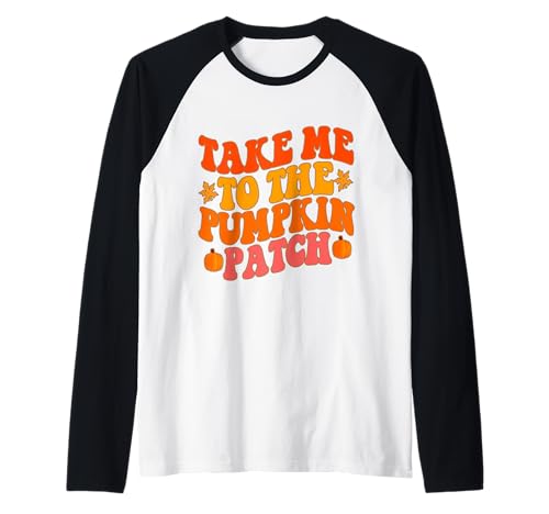 Take Me To The Pumpkin Patch Herbst Kürbis Patch Thanksgiving Raglan Take Me To The Pumpkin Patch Herbst Kürbis Patch Thanksgiving Raglan von Fall Pumpkin Patch Thanksgiving Funny Outfits