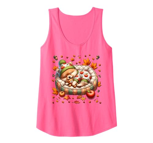 Cute Pomeranian Stuff for Girls Pink Fall Autumn Aesthetic Tank Top Cute Pomeranian Stuff for Girls Pink Fall Autumn Aesthetic Tank Top von Fall Puppy Pomeranian Gifts For Pomeranian Lovers