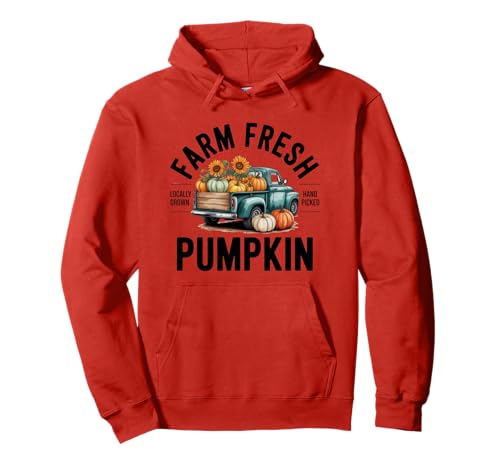 Farm Fresh Pumpkin Design Geschenk für Landwirte Männer Frauen Kinder Pullover Hoodie von Fall Season Thanksgiving Spooky Halloween Graphics