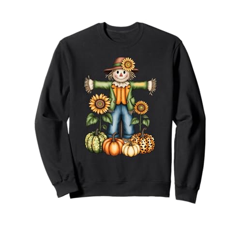 Lustige Vogelscheuche Herbstsaison Herbst Geschenk für Männer Frauen Kinder Sweatshirt Lustige Vogelscheuche Herbstsaison Herbst Geschenk für Männer Frauen Kinder Sweatshirt von Fall Thanksgiving Spooky Halloween Graphic Design