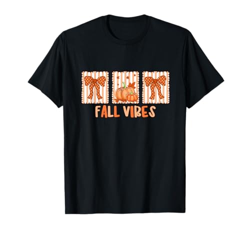 Fall Vibes Herbst Design für Männer Frauen Kürbis Feldbesuch T-Shirt von Fall Vibes Autumn Design for Men Women