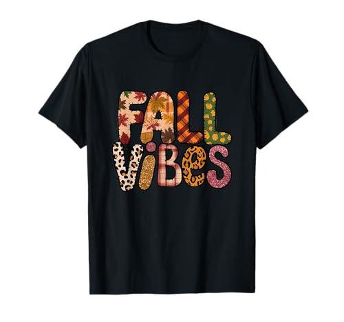 Fall Vibes Herbstdesign für Männer Frauen Blattwaldweg T-Shirt von Fall Vibes Autumn Design for Men Women