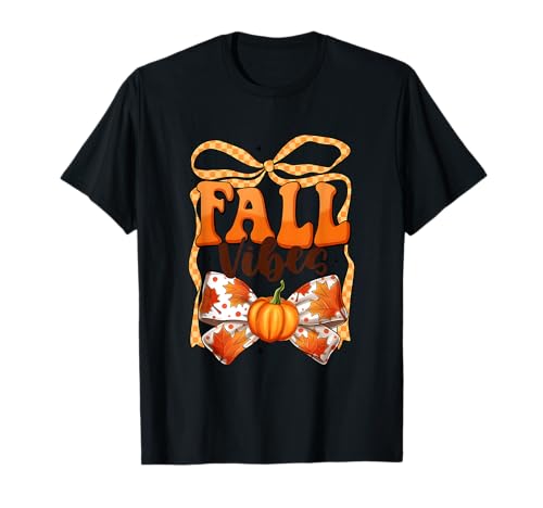 Herbst Vibes Herbst-Design für Männer Frauen Gemütliche Erntestimmung T-Shirt von Fall Vibes Autumn Design for Men Women