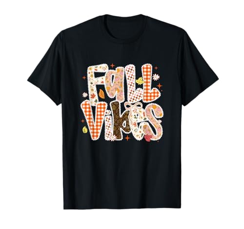 Herbst Vibes Herbst-Design für Männer Frauen Warm Kamin Chats T-Shirt von Fall Vibes Autumn Design for Men Women
