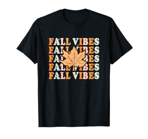 Herbst Vibes Herbstdesign für Männer Frauen Rustikales Wettergefühl T-Shirt von Fall Vibes Autumn Design for Men Women