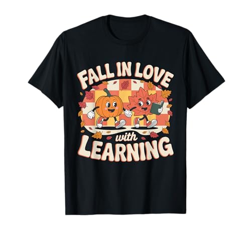 Fall in Love with Learning Pumpkin and Leaf Kids Grafik T-Shirt Fall in Love with Learning Pumpkin and Leaf Kids Grafik T-Shirt von Fall in Love with Learning Kids Fun Fall Apparel