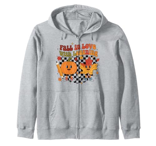 Verlieben Sie Sich in das Lernen von Retro Klassenzimmer Vibes Fun Kids Kapuzenjacke Verlieben Sie Sich in das Lernen von Retro Klassenzimmer Vibes Fun Kids Kapuzenjacke von Fall in Love with Learning Vibes Cute Crew