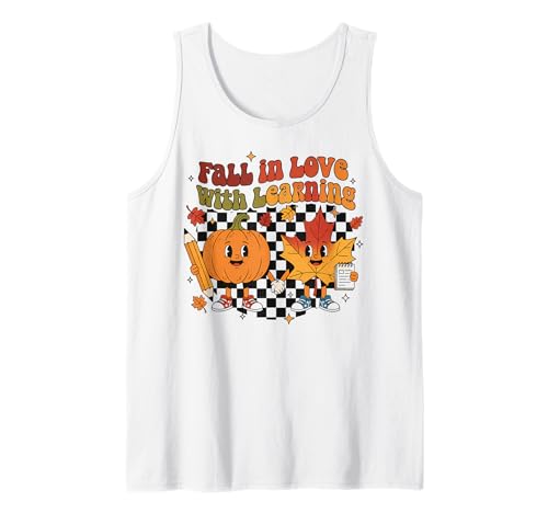 Verlieben Sie Sich in das Lernen von Retro Klassenzimmer Vibes Fun Kids Tank Top Verlieben Sie Sich in das Lernen von Retro Klassenzimmer Vibes Fun Kids Tank Top von Fall in Love with Learning Vibes Cute Crew