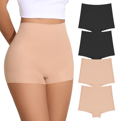 FallSweet Nahtlose Boxershorts Damen - No Show Seamless Slips Unterwäsche Mehrpack von FallSweet