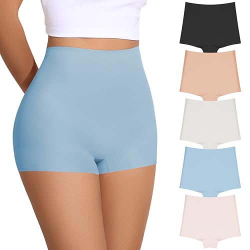 FallSweet Nahtlose Boxershorts Damen - No Show Seamless Slips Unterwäsche Mehrpack von FallSweet