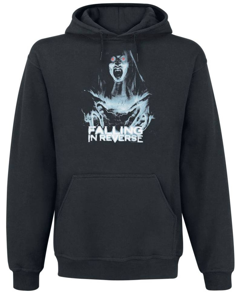 Falling In Reverse Kapuzenpullover - Red Eye Vamp - S bis 4XL - für Männer - Größe XXL - schwarz  - Lizenziertes Merchandise! von Falling In Reverse