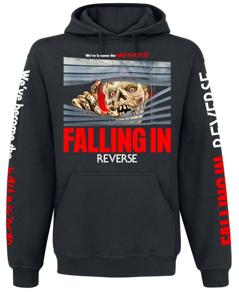 Falling In Reverse Kapuzenpullover - Walking Dead - S bis XL - für Männer - Größe M - schwarz  - Lizenziertes Merchandise! von Falling In Reverse