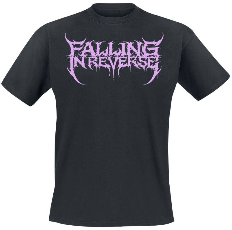 Falling In Reverse Popular Monster Text T-Shirt schwarz in L von Falling In Reverse