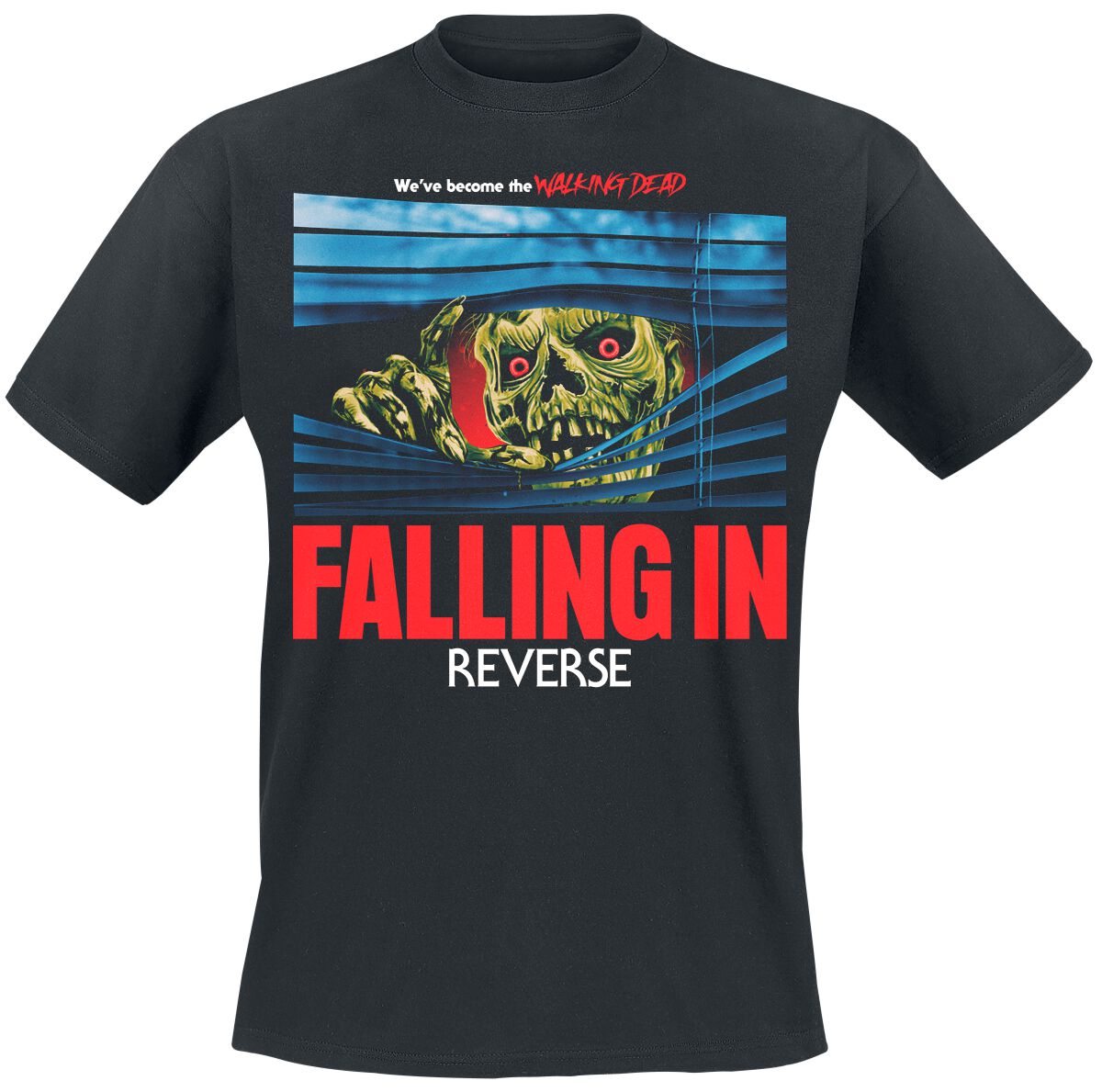 Falling In Reverse T-Shirt - Walking Dead - S bis 4XL - für Männer - Größe 3XL - schwarz - Lizenziertes Merchandise! Falling In Reverse T-Shirt - Walking Dead - S bis 4XL - für Männer - Größe 3XL - schwarz - Lizenziertes Merchandise! von Falling In Reverse