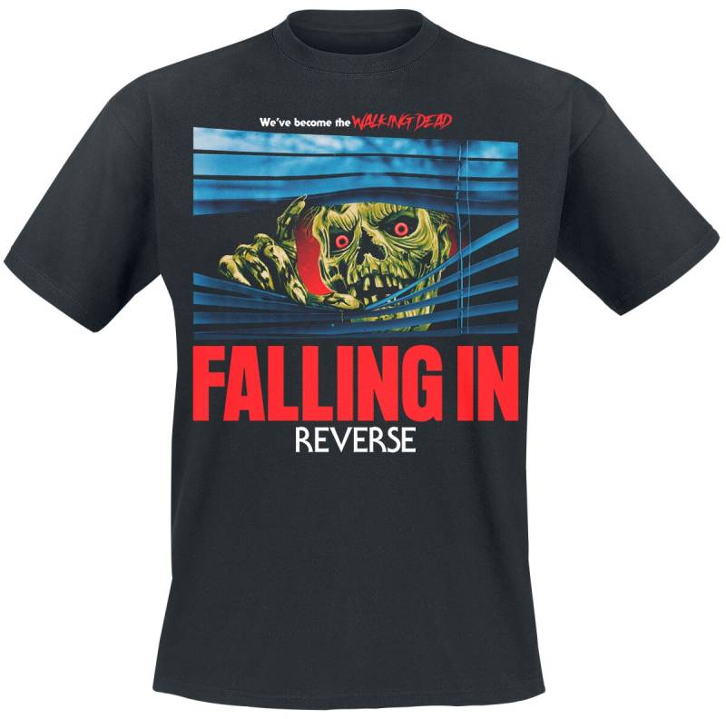 Falling In Reverse T-Shirt - Walking Dead - S bis 4XL - für Männer - Größe 4XL - schwarz  - Lizenziertes Merchandise! von Falling In Reverse