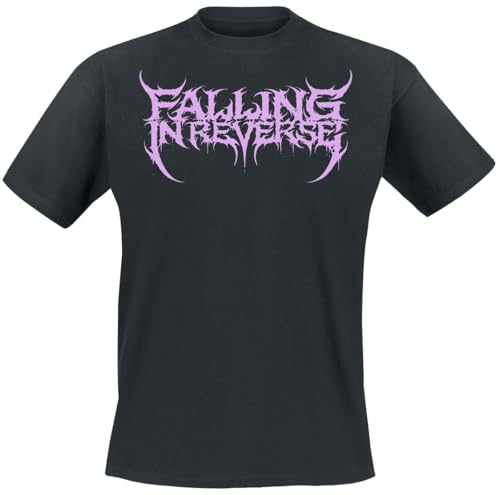 Falling in Reverse Popular Monster Text Männer T-Shirt schwarz XXL 100% Baumwolle Band-Merch, Bands von Falling in Reverse