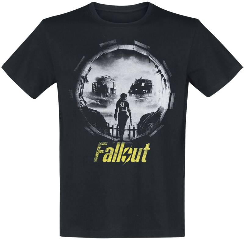 Fallout - Gaming T-Shirt - Vault 33 - Into The Wasteland - S bis XXL - für Männer - Größe XL - schwarz von Fallout