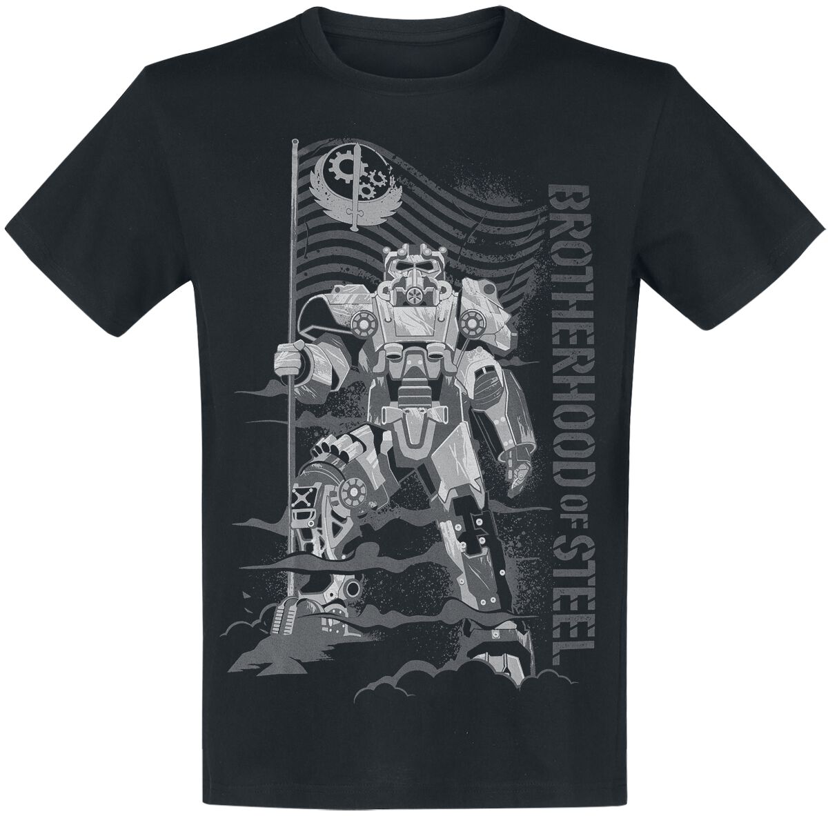 Fallout - Gaming T-Shirt - Vault 33 - Steel - S bis XXL - für Männer - Größe XL - schwarz von Fallout