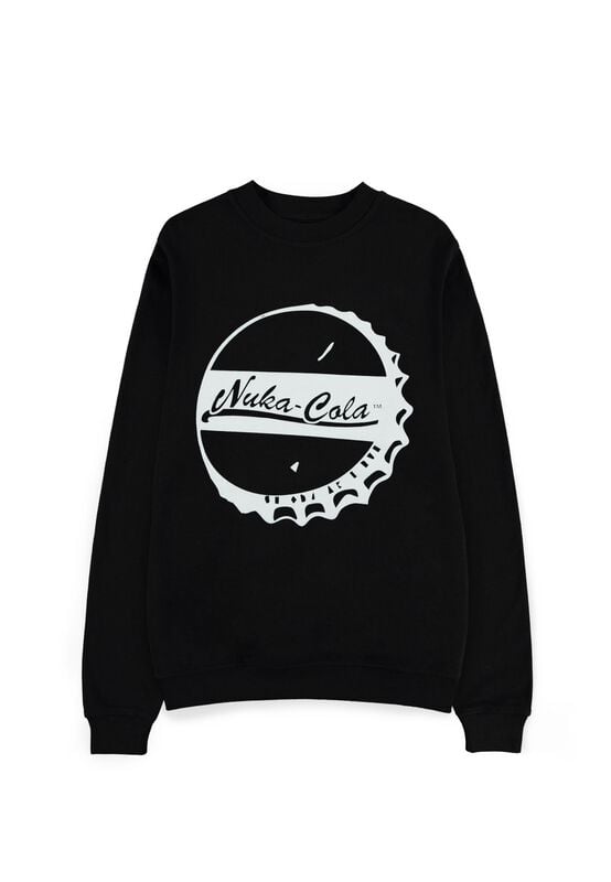 Fallout Nuka Cola Bottle Cap Sweatshirt schwarz in XL von Fallout