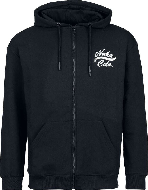 Fallout Nuka Cola Kapuzenjacke schwarz in M von Fallout