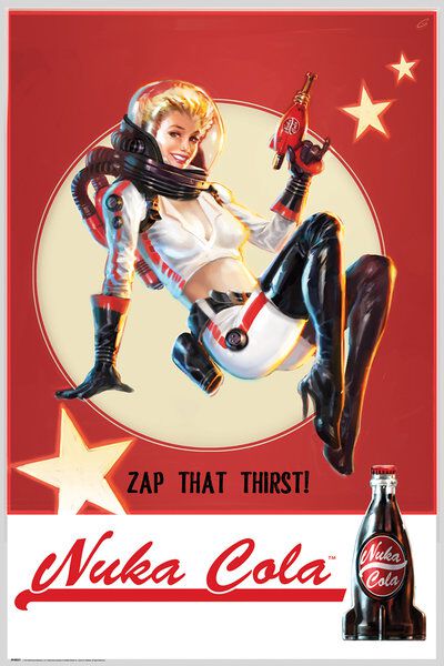 Fallout Nuka Cola Poster multicolor von Fallout