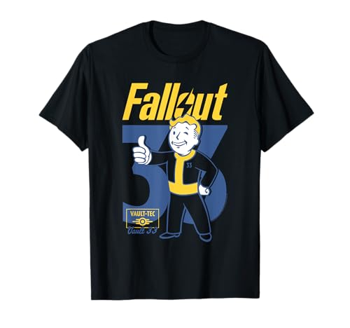 Fallout TV Series 33 Vault Boy Pose T-Shirt von Fallout