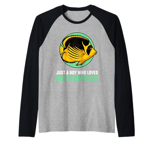 Herren Falterfische Falterfisch Raglan Herren Falterfische Falterfisch Raglan von Falterfische Falterfisch Tier Shop