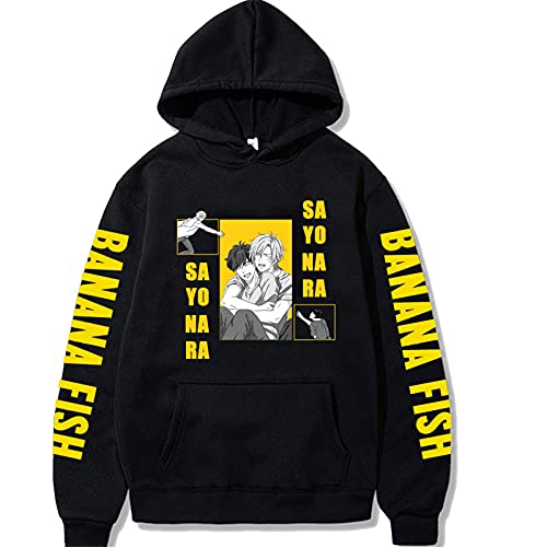 Banana Fish Hoodie Unisex Ash Lynx Eiji Langarm Casual Kapuzenpullover Sweatshirt für Damen und Herren von Famesale